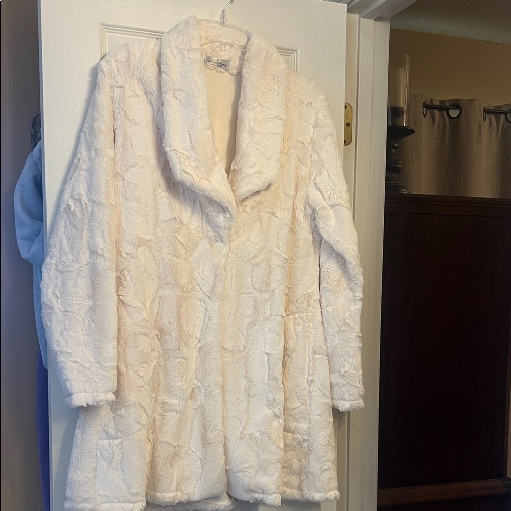 Vine Street Apparel Cream Teddy Jacket